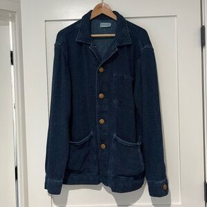 Taylor Stitch The Ojai Jacket in Indigo Diamond Plate